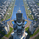 Illustration for article titled If These Proposed Skyscrapers Are Ever Built, Cities Will Be Insane